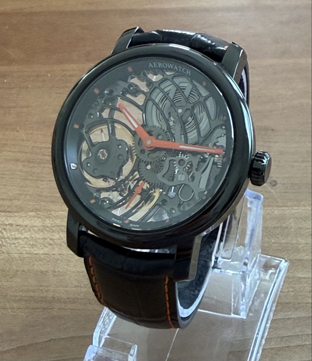 Aerowatch Orologi: Aerowatch Skeleton Handaufzug 45mm – Usato da Embrach venduto da watchesandlighters 1