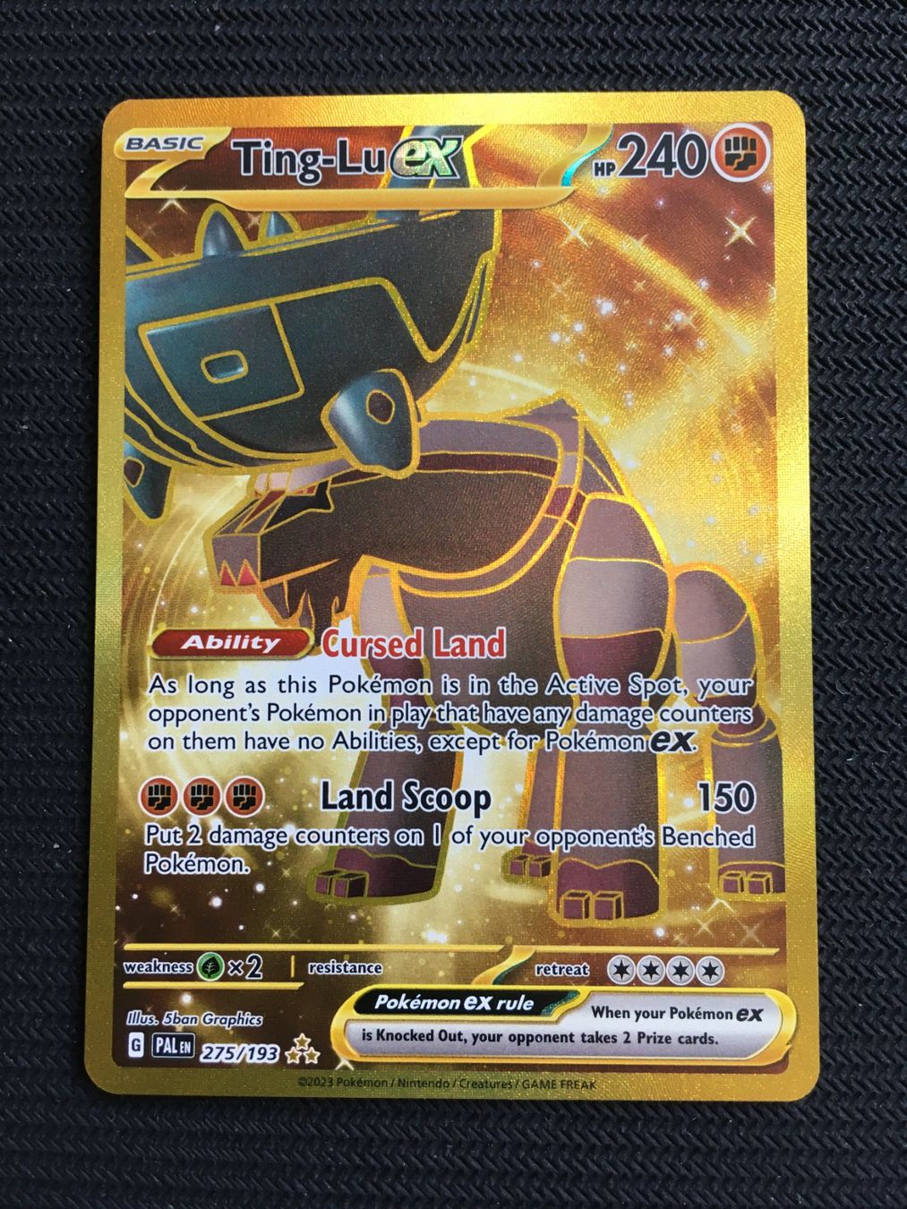Pokémon Carte collezionabili: Pokémon - PAL 275 - Ting-Lu ex - EN – Nuovo (secondo la descrizione) da St.Gallen venduto da Punktchen01