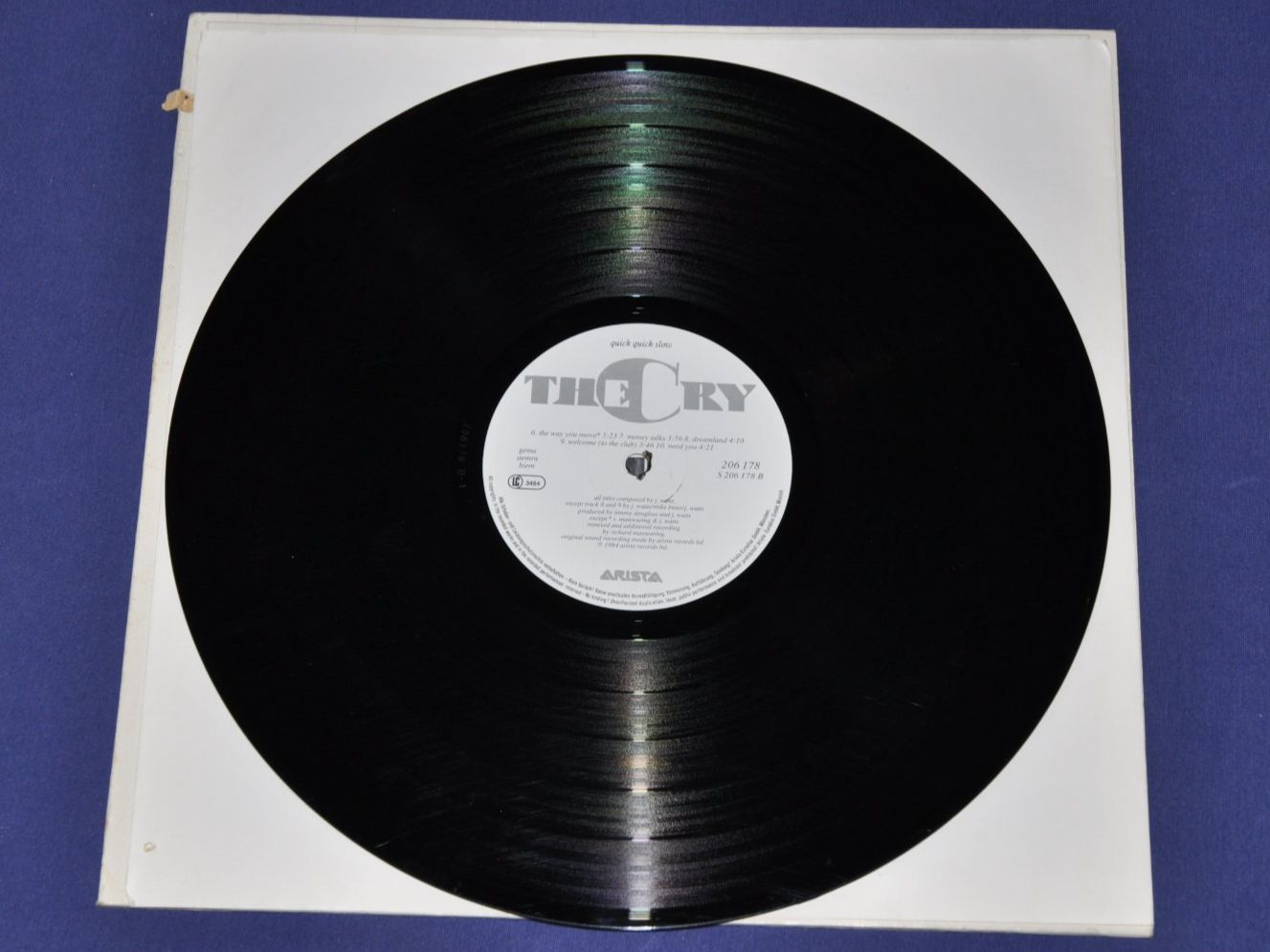 Schallplatten: LP The Cry - Quick.Quick Slow – Gebraucht aus Boll von Theodora15 5
