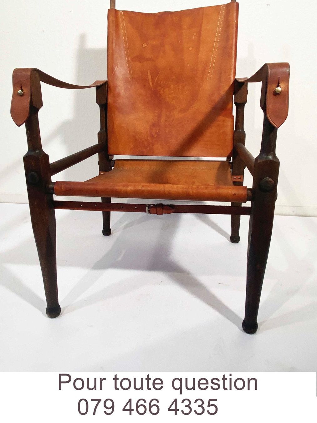 Chaises: Willhelm Kienzle Safari Stuhl – D'occasion à Beringen par Kultgut 9