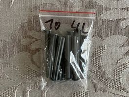 Lego 10 x Technic, Axle 4L with Stop - 87083