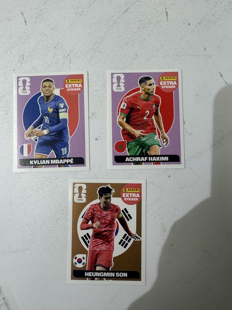 Panini Sammelbilder & Trading cards: Mbappe/Hakimi/Son Extra Sticker Panini  – Neu und originalverpackt aus Volketswil von Dj_juhdee