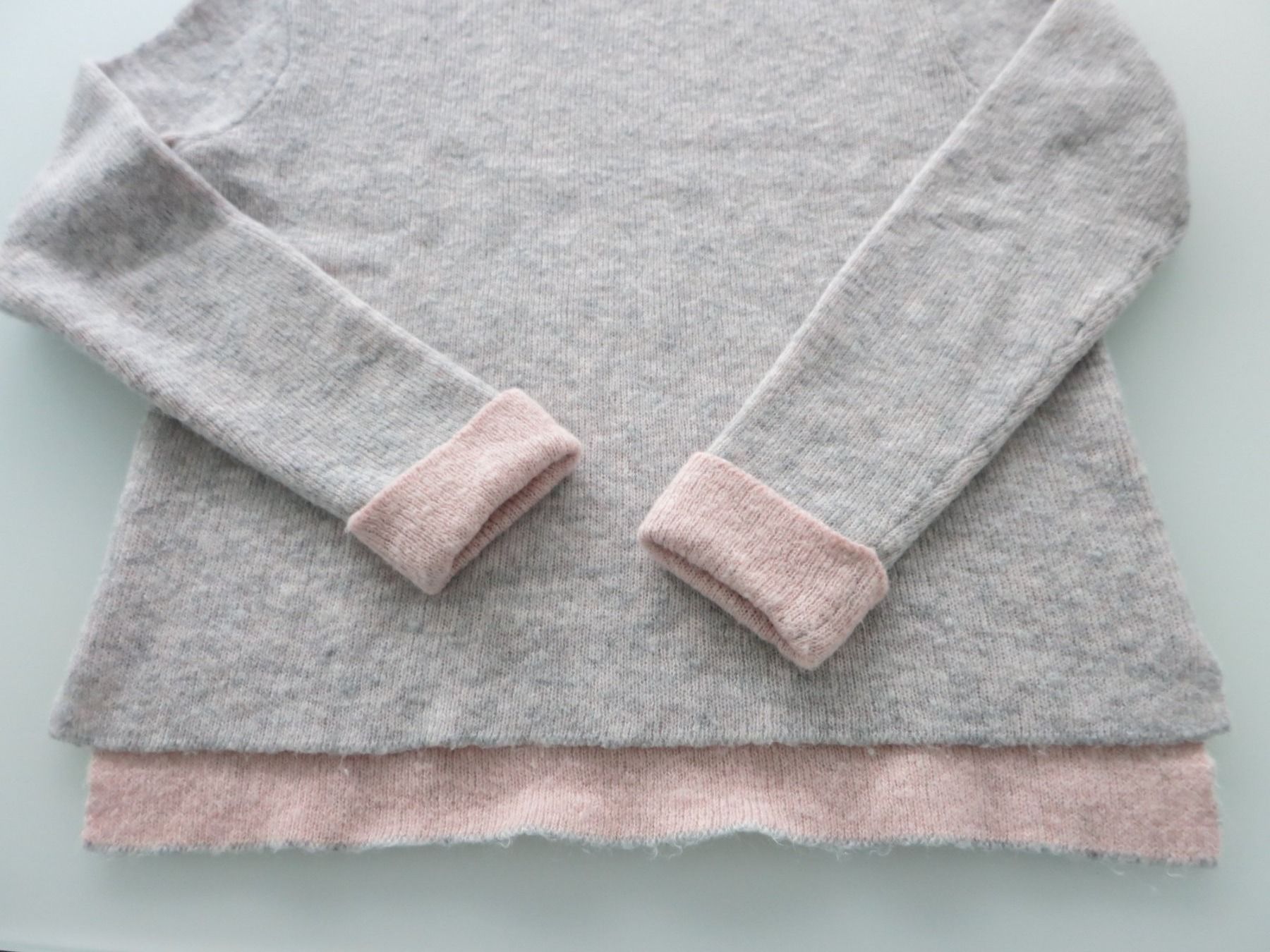 Esprit Maglioni & Felpe: Esprit Pullover Rollkragen hellgrau/rosa – Usato da Wisen SO venduto da Ihunter 2