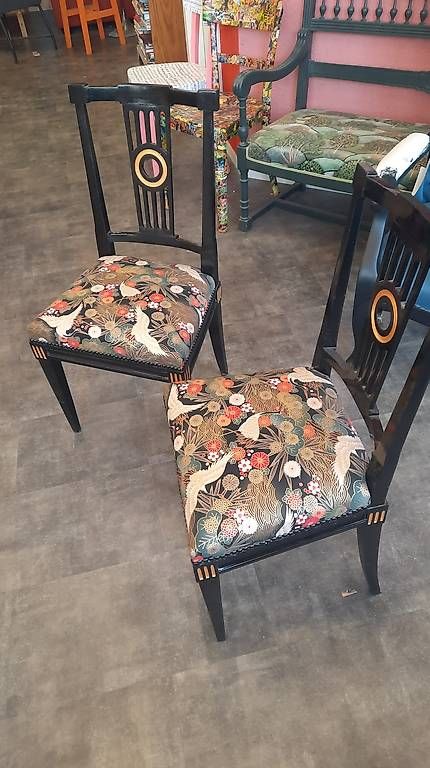 Sedie: Paire de chaises japonisantes  – Usato da Yverdon-les-Bains venduto da joe_m2gk 1