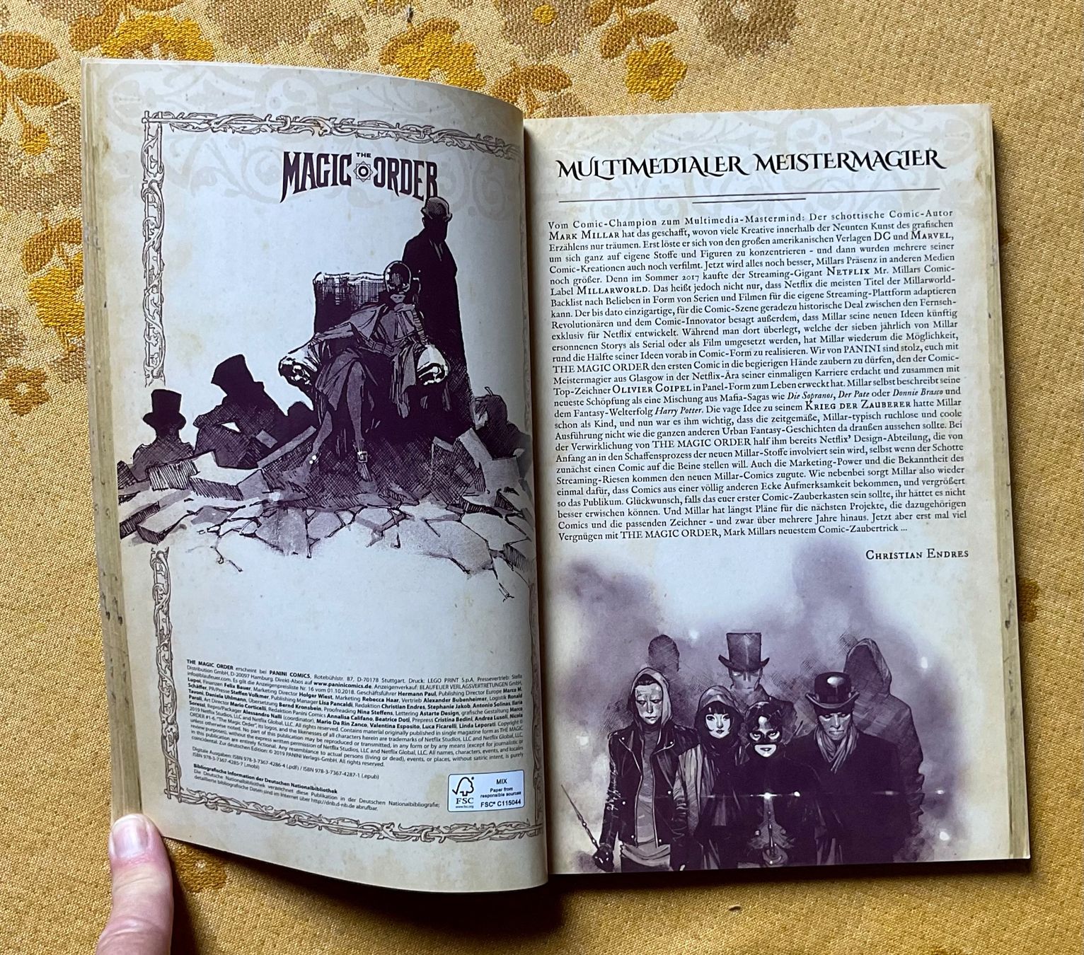Fumetti: Comic Band Magic The Order von 2018 ? – Usato da Endingen venduto da nathan05 3