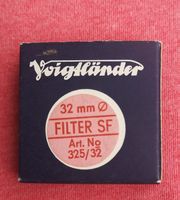 Vintage Voigtländer Filter Linse 32 mm