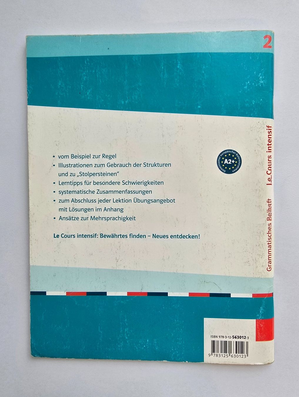 Libri: Le cours intensif 2, Grammatisches Beiheft, Klett – Usato da Zürich venduto da pfo_tjp8 1