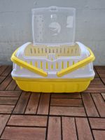 Tiertransportbox Katzentransportbox gelb/weiss