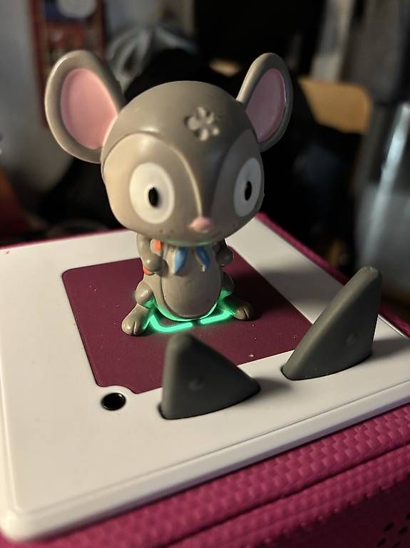 Statuette: Tonie Maus mit Rucksack, Kinderlieder – Usato da Basel venduto da CM. 2
