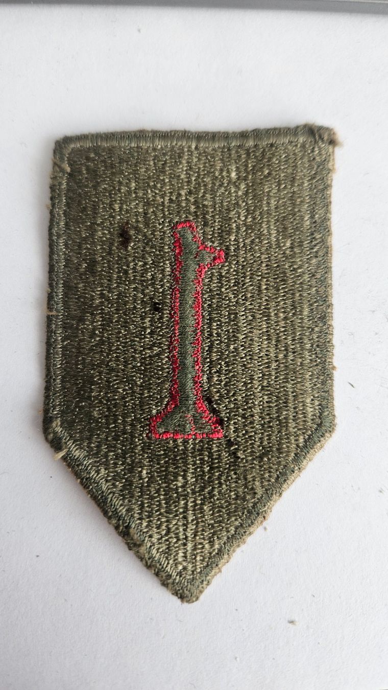 Placchette & Badge: Original US Army Patch THE BIG RED ONE-1st Infantry Division – Usato da Zofingen venduto da Phil68 1