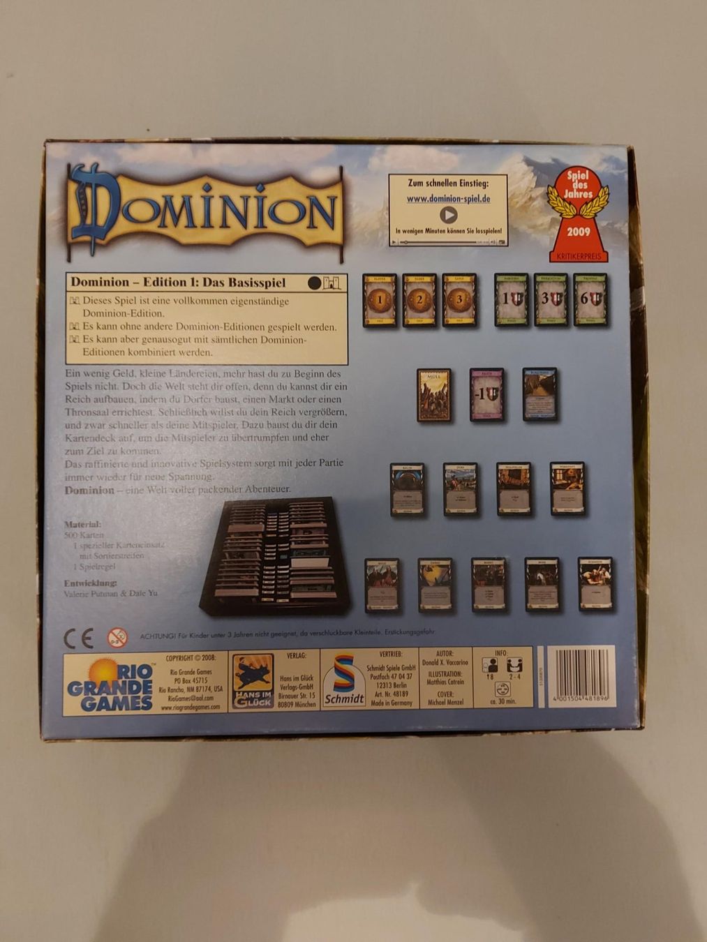 Spiele: Dominion – Gebraucht aus Buchs AG von Sushikiller 1