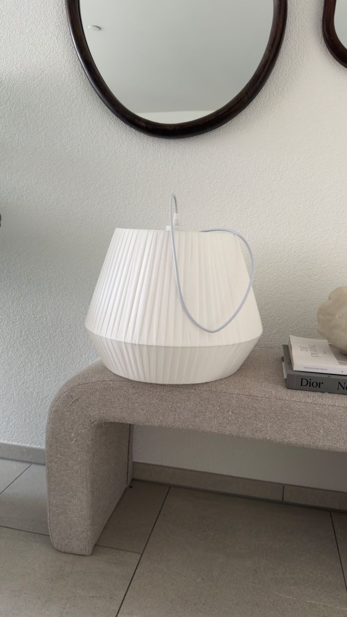 Pfister Lampade: Lampenschirm Modern stoff Durchmesser :40 – Usato da Arbon venduto da 2210oez 1