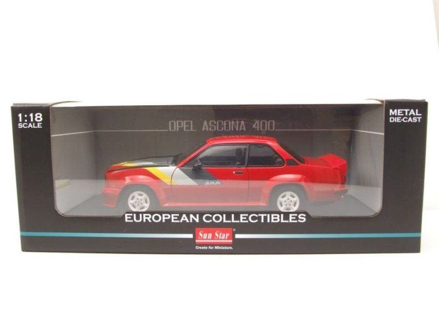 Opel Modellini d'auto: Opel Ascona 400 1982 ,  Sun Star , 1:18 – Nuovo e nell'imballaggio originale da Goldach venduto da Feivel9