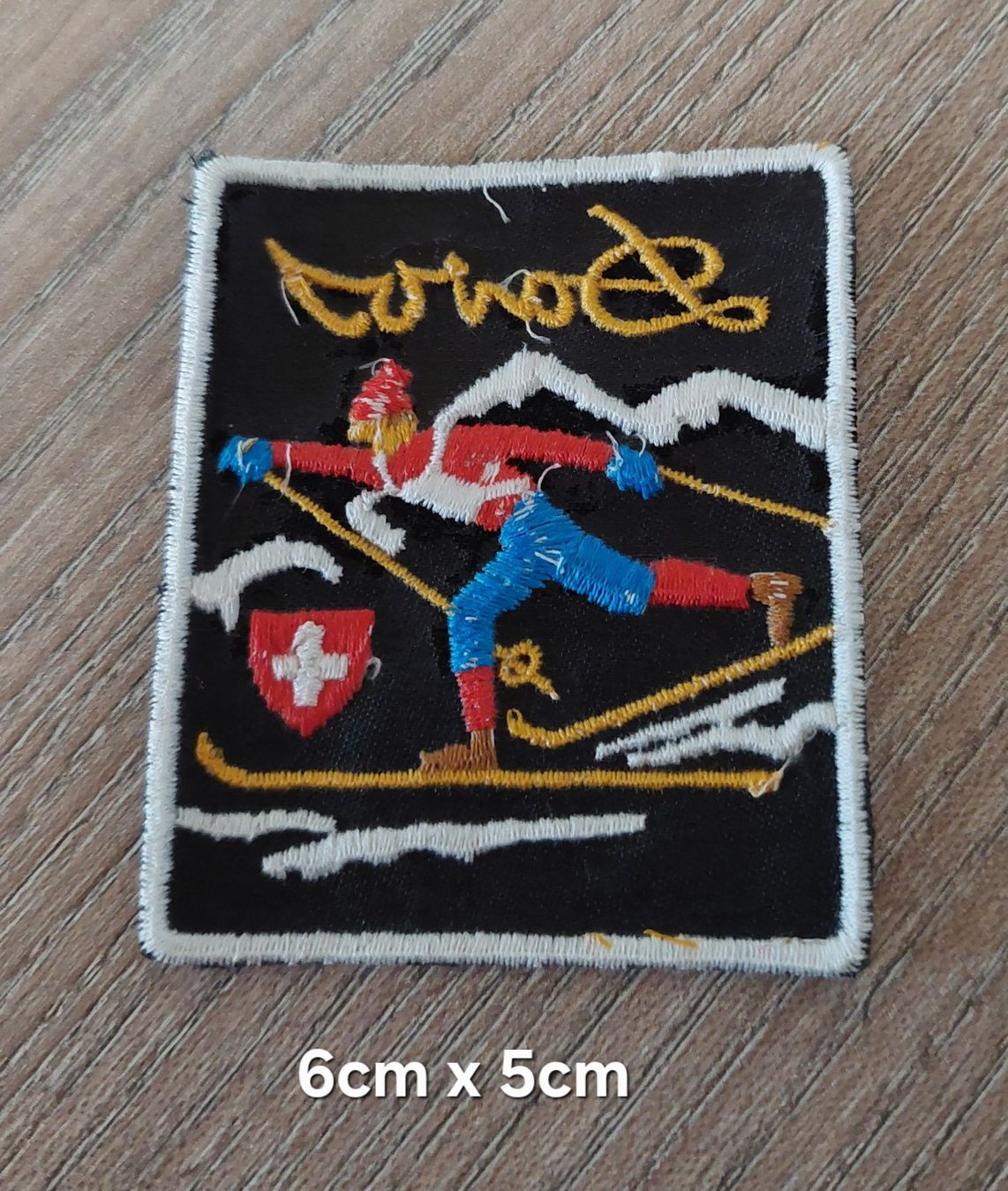 Placchette & Badge: Badge , Patch, Aufnäher , Davos, "Langläufer" (25) – Nuovo (secondo la descrizione) da Schwarzenbach SG venduto da Rigus 1