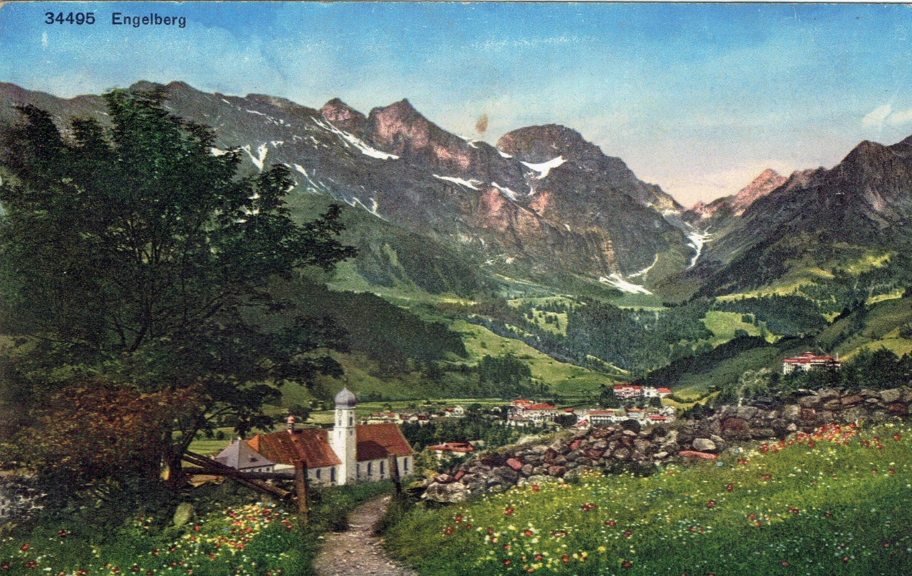 Ansichtskarten: Engelberg OW 1935 – Gebraucht aus Otelfingen von Schmitte9