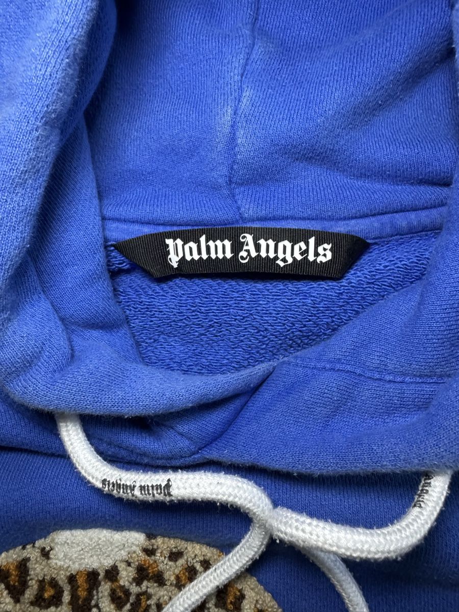 Palm Angels Maglioni & Felpe: Original Palm Angels Leopard Bear Hoodie Blau – Usato da Vionnaz venduto da b_f_d_r_g 6