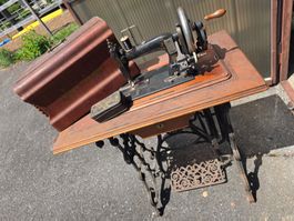Alte Antike Nähmaschine Stella C. Müller Dresden ca. 1880/20