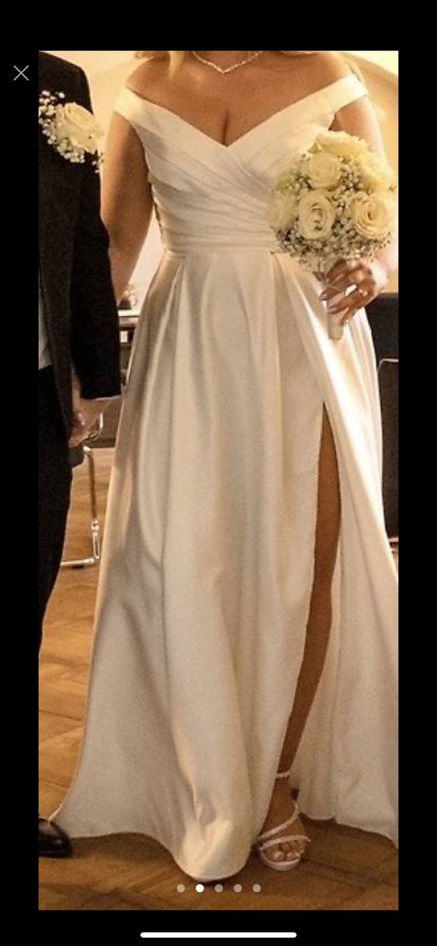 Vestiti: Hochzeitskleid Ivory mit Schlitz – Usato da Steffisburg venduto da chi_hjs7 1