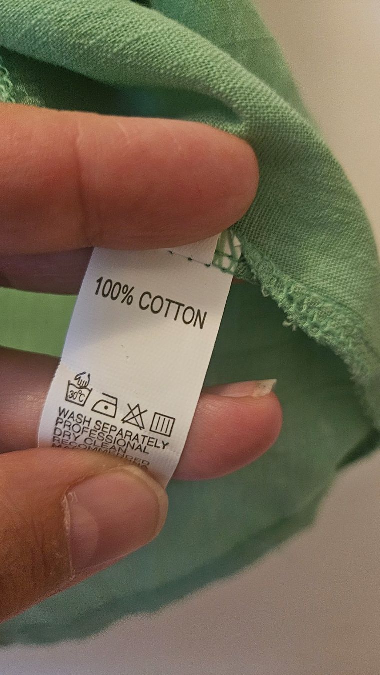 Blusen: Camicetta verde tg.M cotone – Gebraucht aus Melano von H-Sara 3