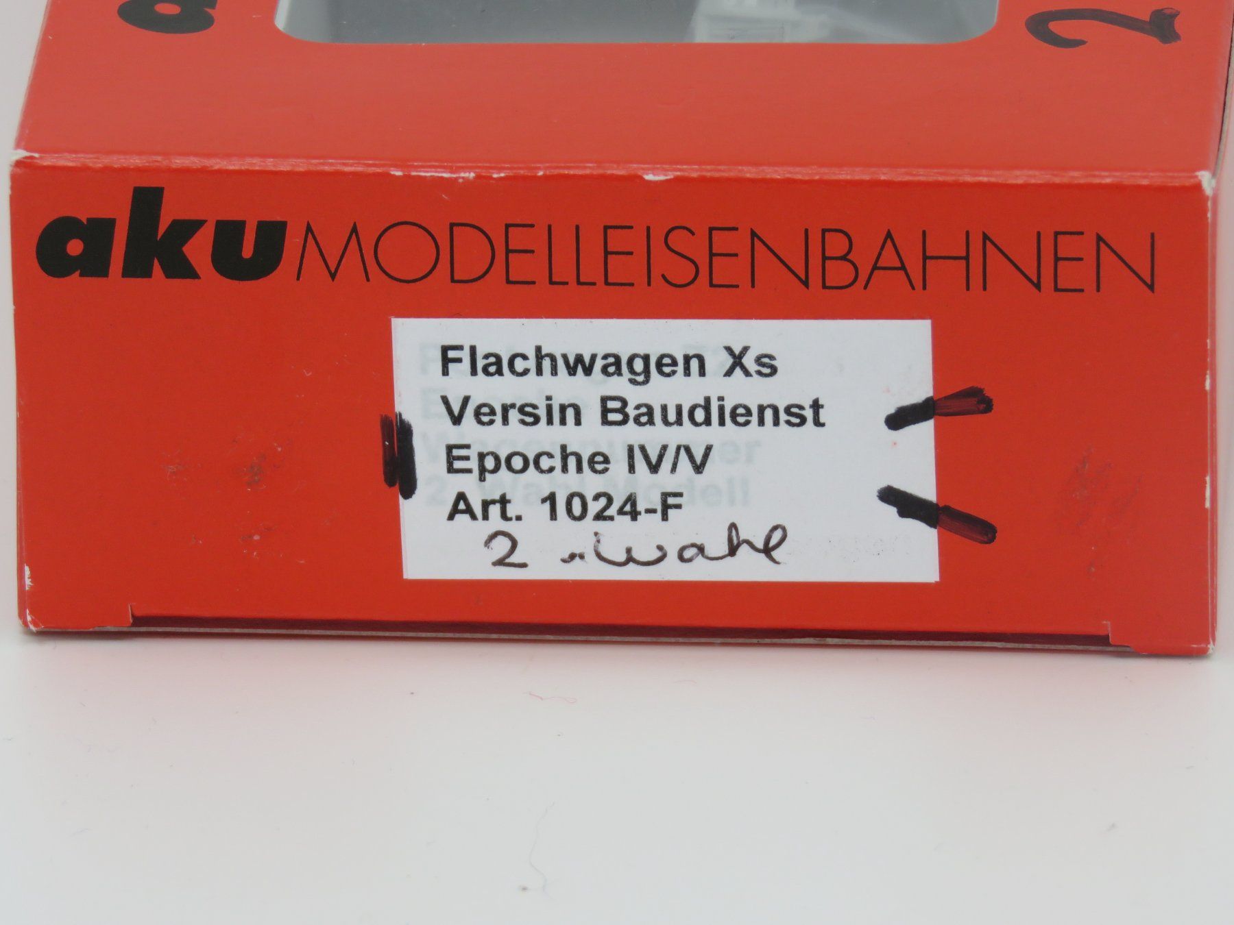 Aku Modellini di ferrovie: Baudienstwagen Xs – Nuovo e nell'imballaggio originale da untersiggenthal venduto da Ssasdfghjkl 2