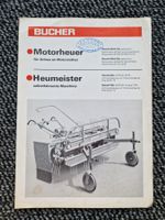 Original Prospekt Bucher Motorheuer MHK