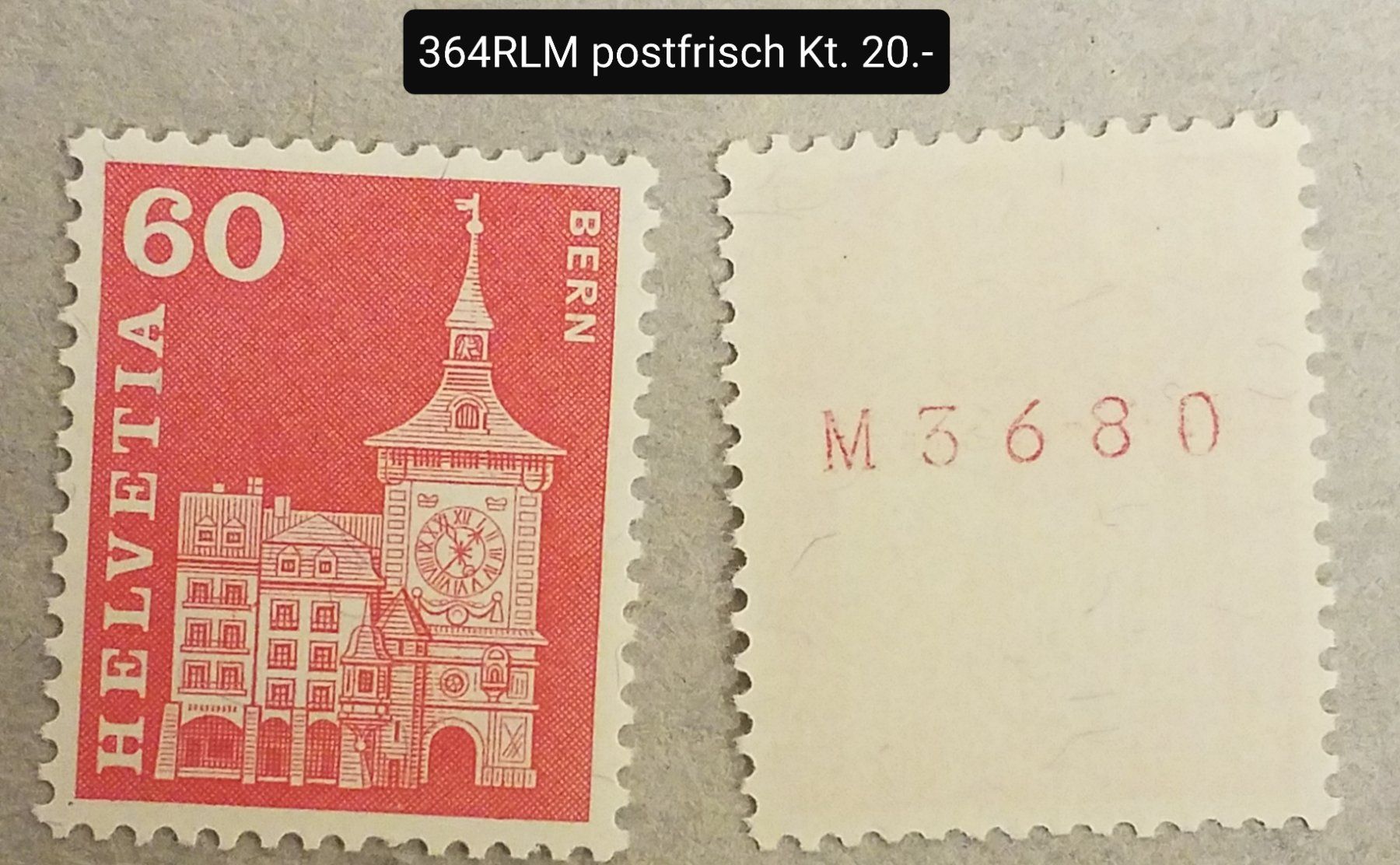 Tous les timbres: MA397) 364RLM, Rollenmarken, postfrisch Kt. 20.- – Neuf (Voir description) à Baden par Eggi