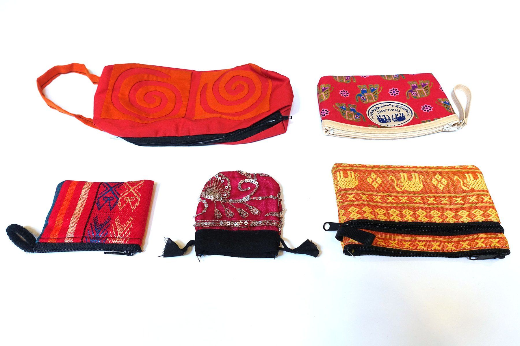 Borse: 5 Indische Beutel, Taschen, Säckchen – Nuovo (secondo la descrizione) da Buochs venduto da chicco64 1