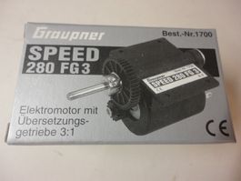 Graupner SPEED 280 FG3 Elektromotor 6V 3:1 neu