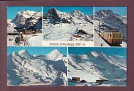 KLEINE SCHEIDEGG - 5 Bilder - Bahn - 1965
