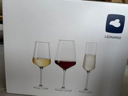 Leonardo Gläserset 18-teilig – Rotwein, Weisswein & Sekt
