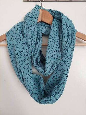 Esprit Schlauchschal blau gemustert