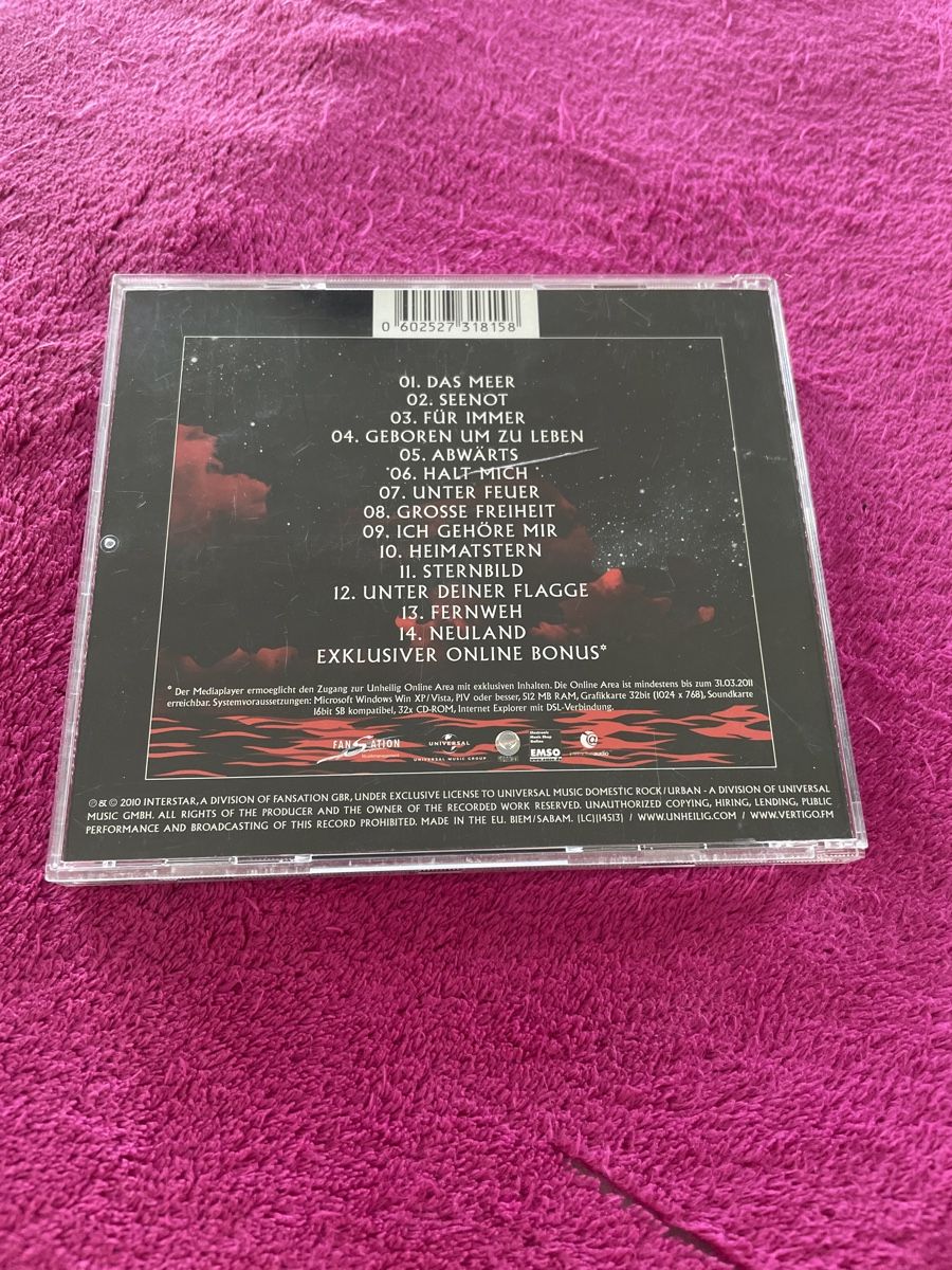 CD: CD Unheilig - Grosse Freiheit – Usato da Unterkulm venduto da EmanuelG01 1