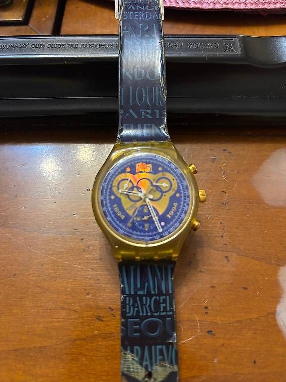 Uhren: Swatch Chrono OLYMPIC Centenary 1894-1994 – Gebraucht aus MORGES von lroman