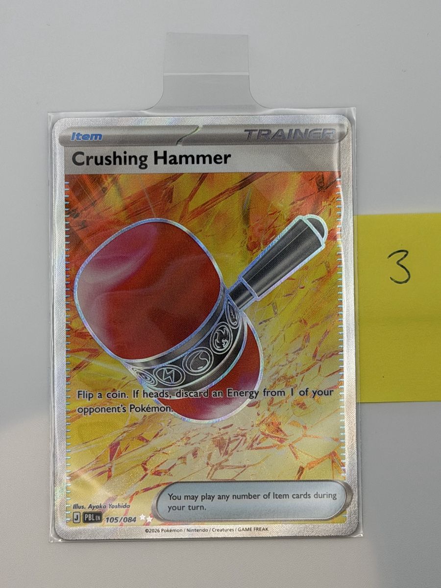 Pokémon Carte collezionabili: Pokémon Crushing Hammer 105/084 – Nuovo (secondo la descrizione) da Uster venduto da CDM96