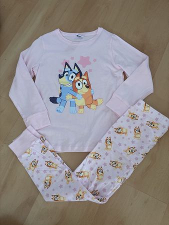 Tolles Bluey Pyjama Gr. 110/116, Neu