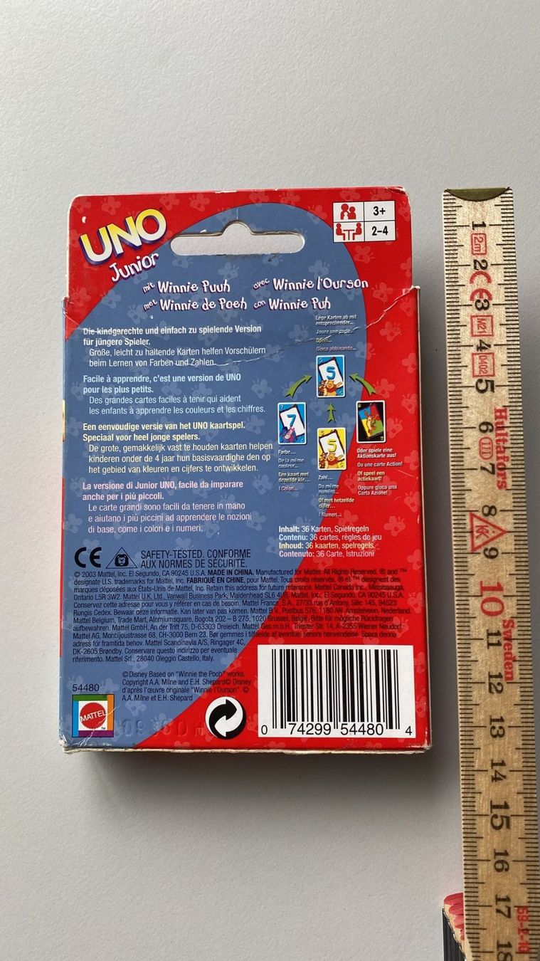 Giochi: Uno Disney Junior Winnie Pooh – Usato da Dagmersellen venduto da Arcticsnow2017 6