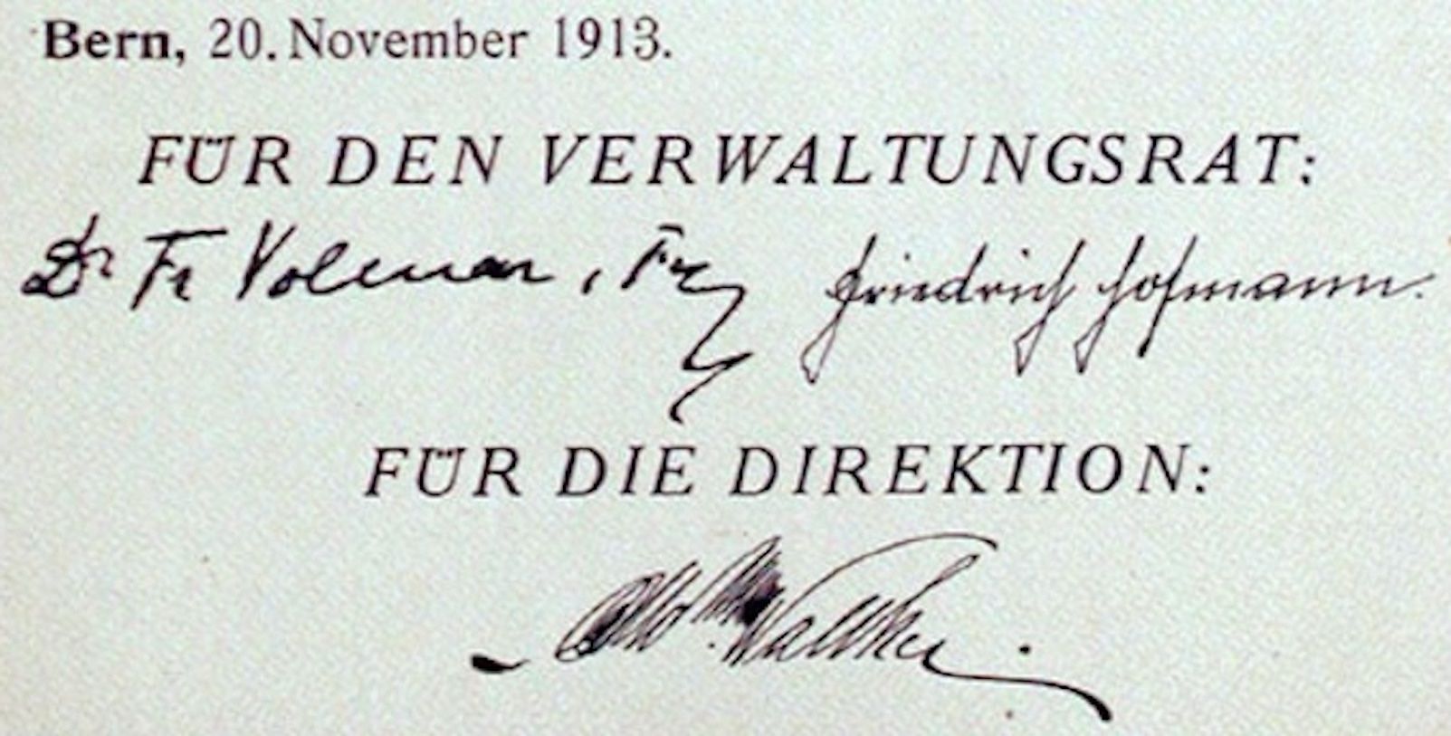 Documenti: Worblental-Bahn, Bern - 1913 – Usato da Solothurn venduto da Sgasche 1