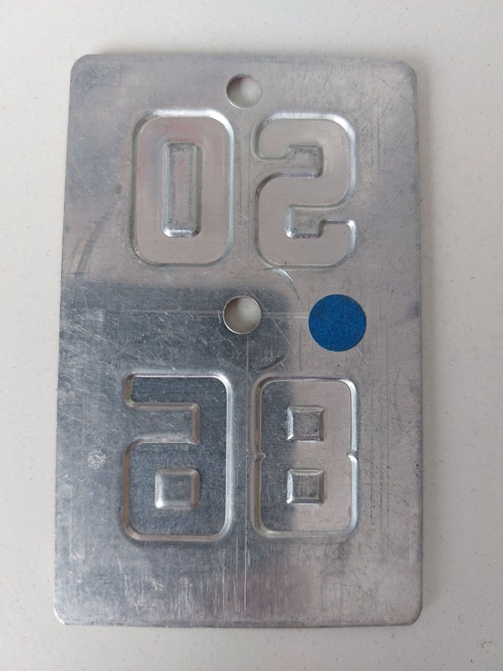 Sachs Insegne: Velonummer SO 86 plaque Velo – Usato da Schenkon venduto da Uhu007 1