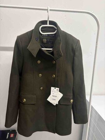 Cappotto Zara in Lana Donna Taglia S Nuovo