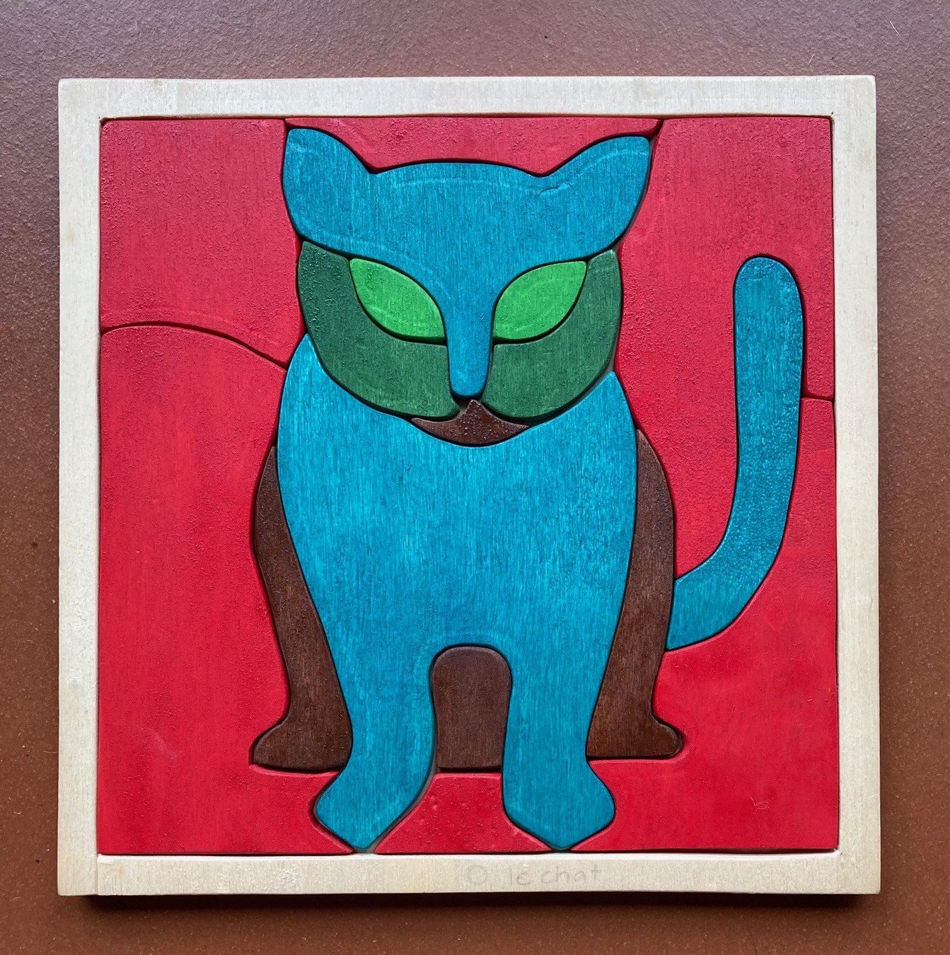 Puzzle: Holzpuzzle Katze – Nuovo (secondo la descrizione) da Orselina venduto da Vrenegonde