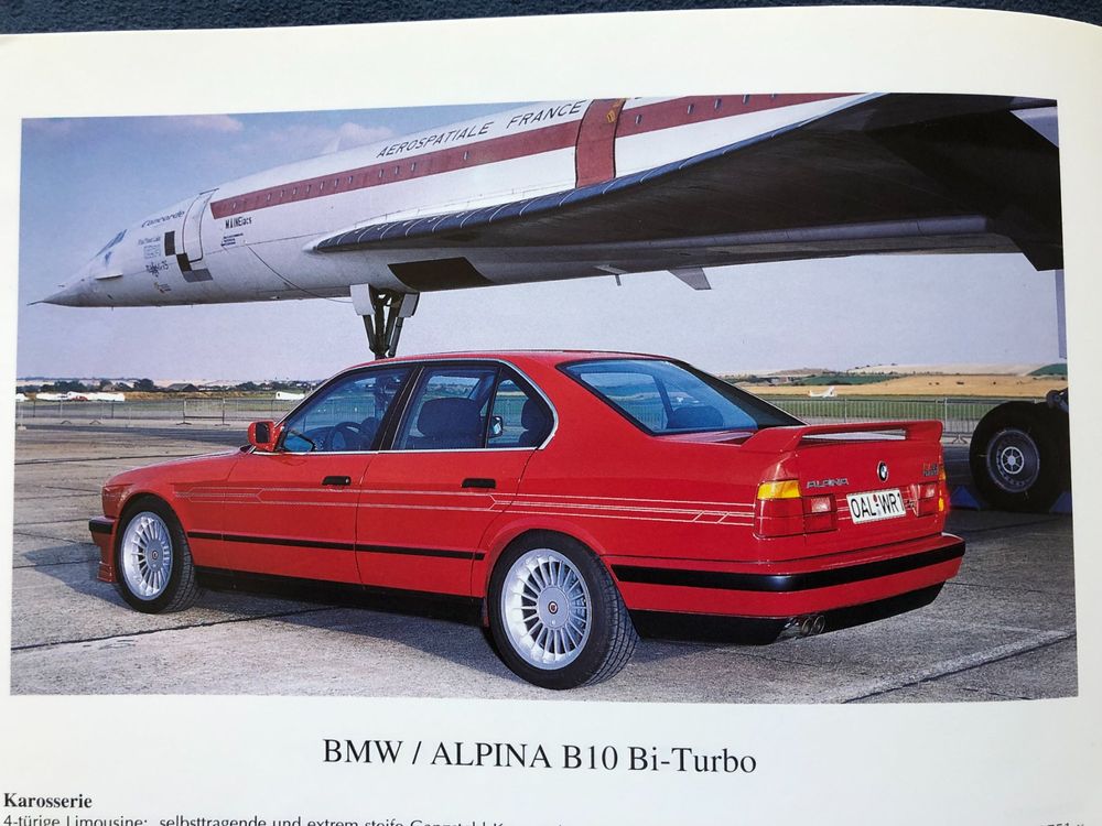 Prospekt BMW Alpina Modelle 1993, B3, B10, B11, B12 5.7; rar | Kaufen ...