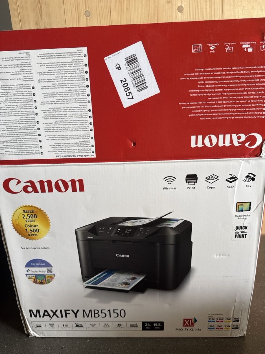 Canon Stampanti: Canon MAXIFY MB5150 Tintenstrahldrucker- NEU – Nuovo e nell'imballaggio originale da Lurtigen venduto da Monaki5 1