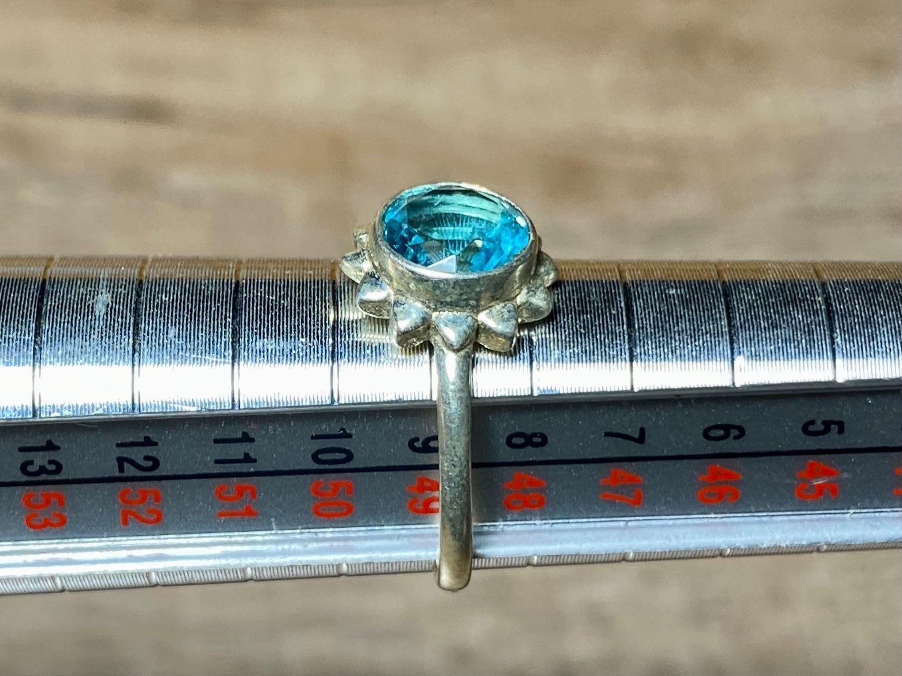 Anelli: Feiner 925 Silber Ring mit natürlichem Blautopas – Nuovo e nell'imballaggio originale da Laax venduto da Kiki_Kingdom3 9