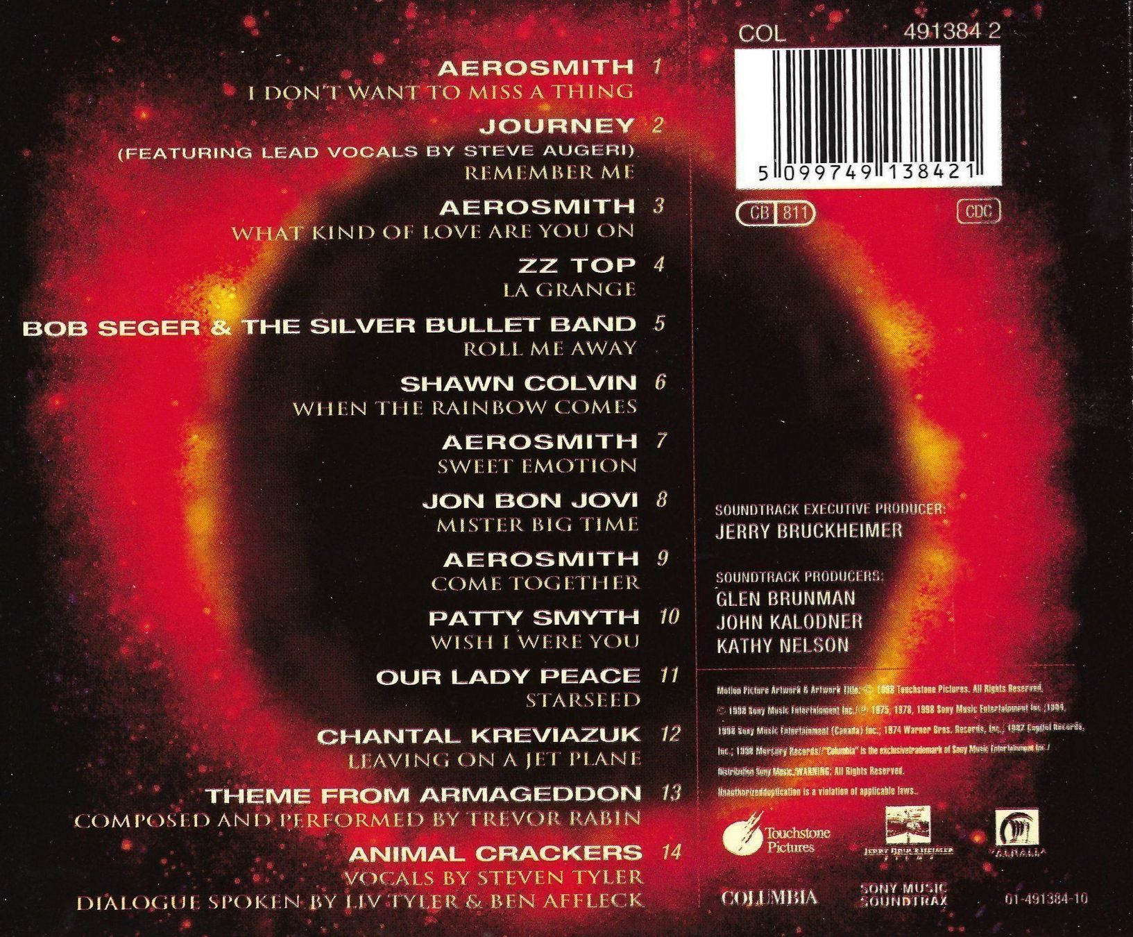 CD: CD: ARMAGEDDON - Original Sound Track – Usato da Rotkreuz venduto da groeli69 1
