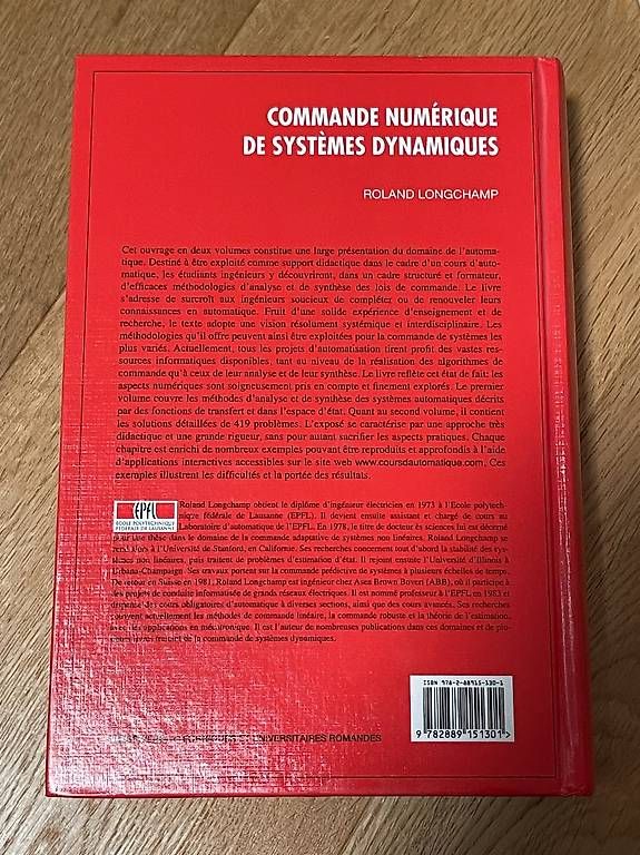 Libri: Commande Numérique de Systèmes Dynamiques – Usato da Murten venduto da dhade 1