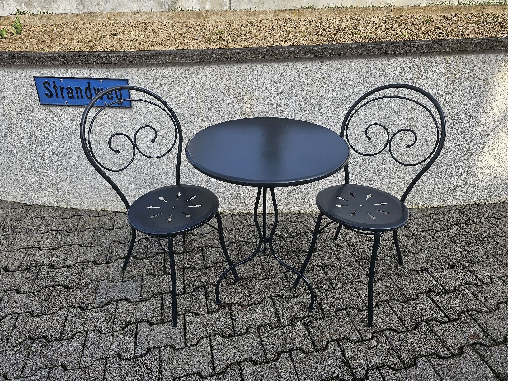 Set di tavolo e panche: Balkontisch Gartentisch 2 Stühle – Usato da Villnachern venduto da hasta08
