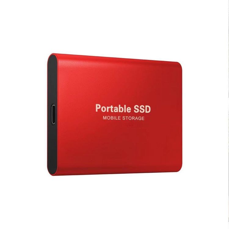 Tragbares SSD 1TB externes Solid-State-Laufwerk USB 3.0/Rot (Neu und ...