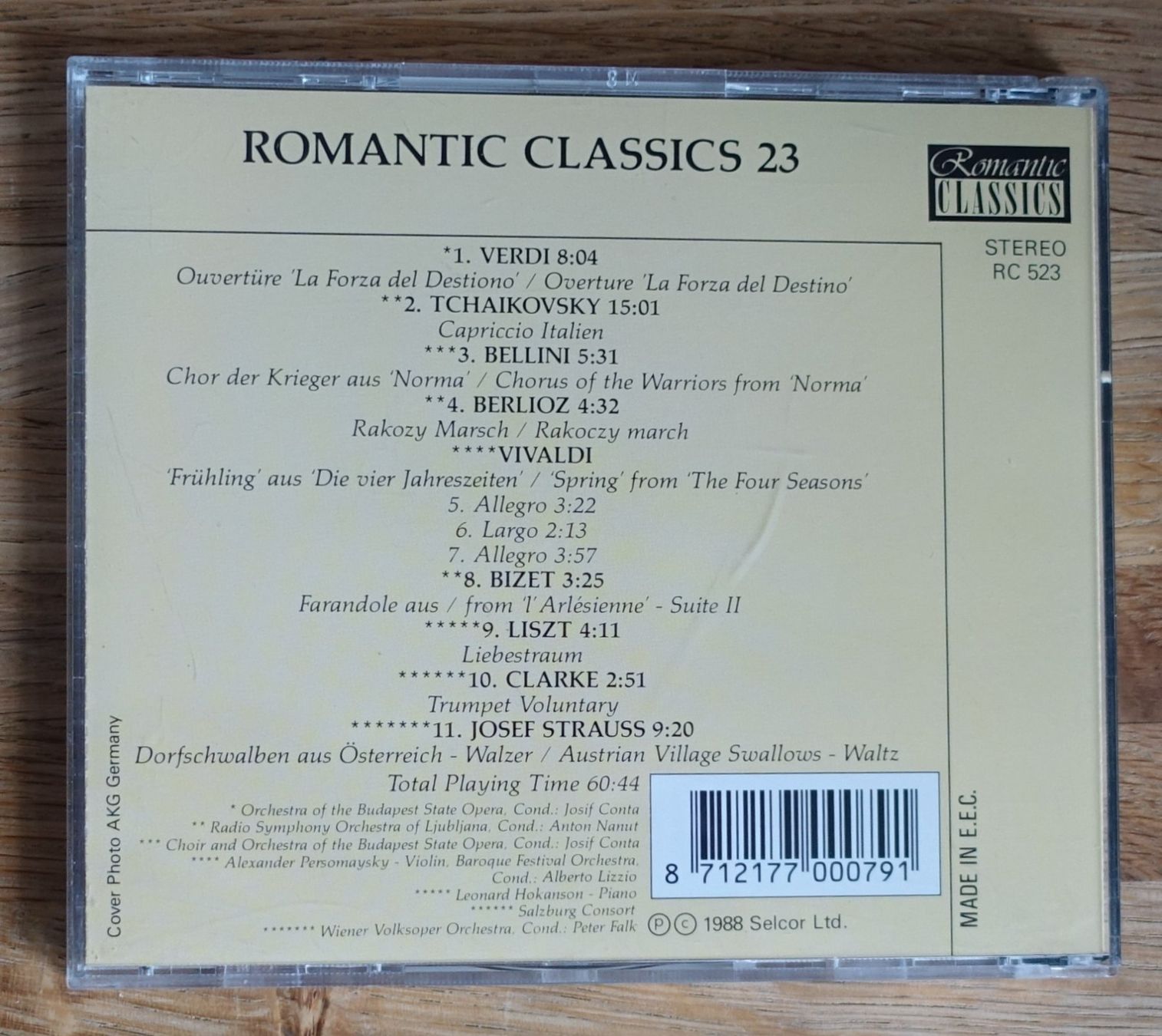 CD: Romantic Classics 23 - F31 – Usato da Sessa venduto da fraenklishop 1