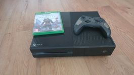 Xbox One Konsole mit Controller und Spiel guter Zustand