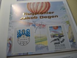 Folder 2010, Flugpionier Jakob Degen,